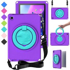Per Lenovo Tab M10 3rd Gen 10.1 TB-328 Custodia rigida antiurto per PC in EVA (viola)