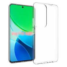 Per vivo Y19s 4G Custodia per telefono in TPU con texture impermeabile globale (trasparente)