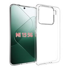 Per Xiaomi 15 Custodia per telefono in TPU con texture impermeabile (trasparente)