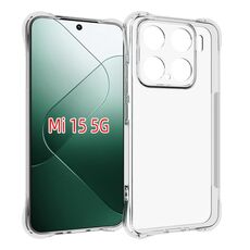 Per Xiaomi 15 Custodia per telefono in TPU antiurto antiscivolo e spessa (trasparente)