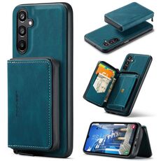 Per Samsung Galaxy A16 5G JEEHOOD J02 Custodia per telefono in pelle con cerniera magnetica orizzontale (blu)