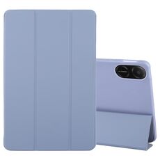 Per Honor Pad X8 / X9 Custodia per tablet in silicone e pelle a tre ante (lavanda)