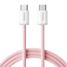 Cavo dati di ricarica rapida Baseus Smart Series 4 100W Type-C a Type-C, lunghezza: 1 m (rosa)