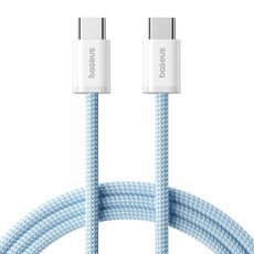 Cavo dati di ricarica rapida Baseus Smart Series 4 100W Type-C a Type-C, lunghezza: 1 m (blu)