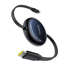 Baseus OS NOMOS 100W Cavo dati retrattile da tipo C a tipo C 2 in 1, lunghezza: 1,5 m (nero)