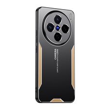 Per vivo X200 Blade Series TPU Hybrid Metal Phone Case (oro)