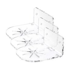 YX135 3 pezzi / set supporto da parete in acrilico per baby monitor / telecamera di sicurezza / altoparlante