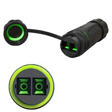 Accoppiatore/adattatore in fibra ottica SC LC impermeabile IP68, modello: SC Dual Core