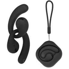 Auricolari Bluetooth 5.4 OWS auricolari wireless sospesi con cancellazione del rumore, suono stereo, auricolari sportivi (nero)