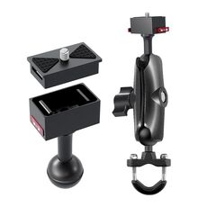 Adattatore base a sgancio rapido in metallo Headball da 25 mm per GoPro, Insta360, DJI e altre action camera (nero)