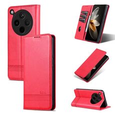 Per OPPO Find X8 AZNS Custodia per telefono in pelle con texture di vitello magnetica (rosso)