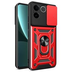 Per vivo iQOO Z7 Pro 5G Global Sliding Camera Cover Design TPU+PC Custodia per telefono (rosso)