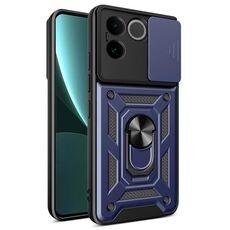 Per vivo iQOO Z7 Pro 5G Global Sliding Camera Cover Design TPU+PC Custodia per telefono (blu)