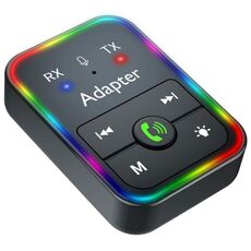 Q9 Supporta la riproduzione di schede TF Trasmettitore/ricevitore wireless Bluetooth 5.3 2 in 1 Lettore MP3