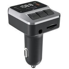 C65 Dual Type-C Port PD 30W Adattatore di ricarica rapida per auto Trasmettitore FM Bluetooth