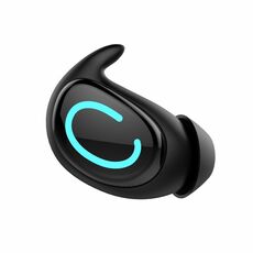 Q9 In-Ear Mini Sports Invisible Sleep Auricolare Bluetooth monoauricolare (nero)