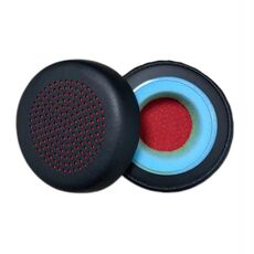 1 paio per cuffie Plantronics UC B825 in pelle e spugna, colore: rosso spugna a rete