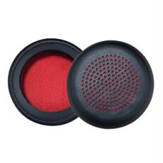 1 paio per cuffie Plantronics UC B825 in pelle spugna paraorecchie, colore: pelle a rete rossa