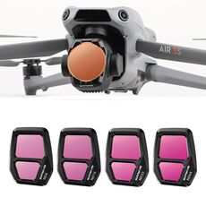 Per DJI Air 3S Sunnylife Camera Lens Filter, filtro: 4 in 1 ND8-64