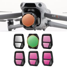 Per DJI Air 3S Sunnylife Camera Lens Filter, filtro: 6 in 1 UV CPL ND8-64