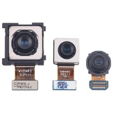Per Samsung Galaxy S21 FE 5G SM-G990 Set fotocamera originale (teleobiettivo + grandangolo + fotocamera posteriore)