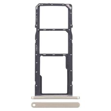 For Samsung Galaxy A06 SM-A065F Original SIM Card Tray + SIM Card Tray + Micro SD Card Tray (Gold)