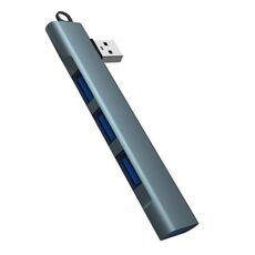 Stazione di docking wireless Side Plug 4 in 1 Hub per computer multifunzione, porta: USB 3.0 grigio