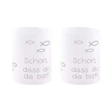 2pcs Communion Party German Candle Lamp Shade Decoration, Style: E