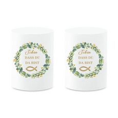 2pcs Communion Party German Candle Lamp Shade Decoration, Style: I