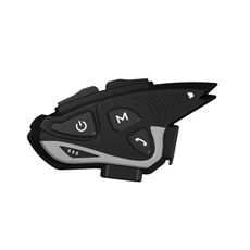 Auricolare bluetooth 5.1 grigio per casco ciclismo con interfono multiplo TBD0605414301A
