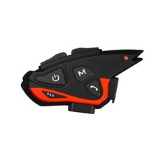 Auricolare Bluetooth Gelmet per ciclismo con interfono multi-persona rosso TBD0605414301B