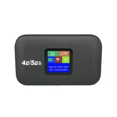 A8-EU Eurasian Version 4G Portable WiFi Wireless Type-C Plug And Play LTE Router Car Mobile Hotspot(Black)
