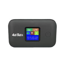 A8-AS Asian Version 4G Portable WiFi Wireless Type-C Plug And Play LTE Router Car Mobile Hotspot(Black)