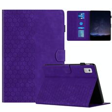 Per Lenovo Tab P11 Gen 2 Custodia per tablet intelligente in pelle goffrata a nido d'ape (viola)
