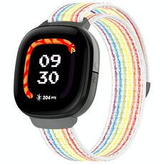 Per Fitbit Ace LTE Nylon Loop Watch Band (arcobaleno)