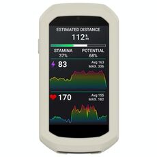 Per Garmin Edge 1050 Half Pack Cronometro Custodia protettiva in silicone (beige)