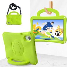 For Honor Pad X8 Pro 11.5 2023 Handle Football Shaped EVA Shockproof Tablet Case(Grass Green)