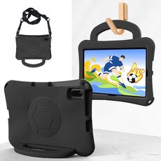 For Honor Pad V7 10.4 2024 Handle Football Shaped EVA Shockproof Tablet Case(Black)
