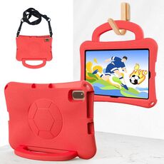 For Honor Pad V7 10.4 2024 Handle Football Shaped EVA Shockproof Tablet Case(Red)