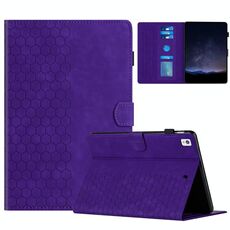 Per Samsung Galaxy Tab A 10.1 2019 T510 Custodia per tablet in pelle goffrata a nido d'ape (viola)