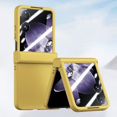 Per Xiaomi Mix Flip Custodia per telefono antiurto in tre parti integrata in PC Skin Feel (giallo limone)