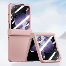 Per Xiaomi Mix Flip Custodia per telefono antiurto in tre parti con rivestimento in PC integrato (rosa)