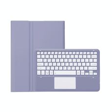 Per Xiaomi Redmi Pad Pro 12.1 A0N11-A Tastiera Bluetooth staccabile Custodia per tablet in pelle di agnello TPU con touchpad (bianco lavanda)