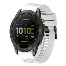 Per cinturino in silicone a sgancio rapido Garmin Enduro 3 da 26 mm (bianco)