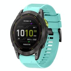 Per cinturino in silicone a sgancio rapido Garmin Enduro 3 da 26 mm (verde menta)