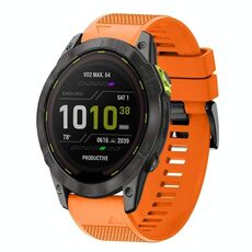 Per cinturino in silicone a sgancio rapido Garmin Enduro 3 da 26 mm (arancione)