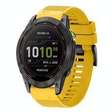 Per cinturino in silicone a sgancio rapido Garmin Enduro 3 da 26 mm (giallo)