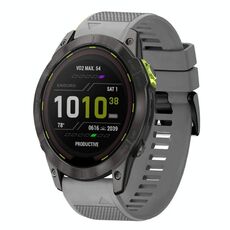Per Garmin Enduro 3 Quick Release 26mm cinturino in silicone (grigio)