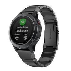 Per Garmin Descent Mk3i 43mm cinturino in acciaio inossidabile tartarugato da 20mm (nero)
