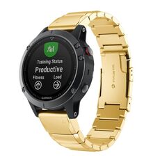 Per Garmin Descent Mk3i 43mm cinturino in acciaio inossidabile tartarugato da 20mm (oro)